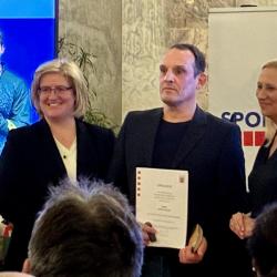 Andreas Esper und Daniel Goral mit der Sportplakette ausgezeichnet