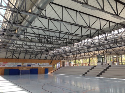 Fliedertalschule neu Sporthalle
